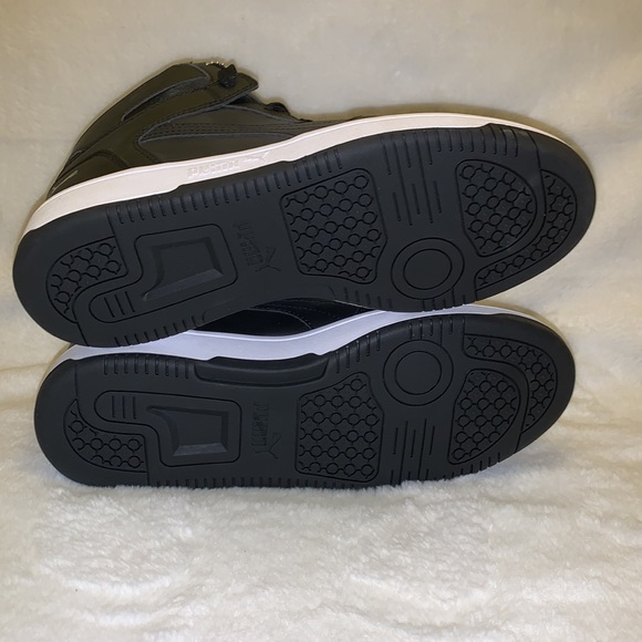 Puma Men’s Rebound Layup SL Shoes Size 10 Puma Black-Castlerock-White New W/Box. - Picture 9 of 11
